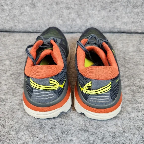 Hoka One One Bondi 7 Running Shoes Men 9 Grey Road Cushion Sneakers 1110518 TCHL - Picture 6 of 8